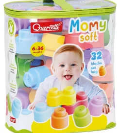 Quercetti Konstruktionslegetøj|Byg Og Klodser>Klodser - 32 stk - Momy Soft - 04143