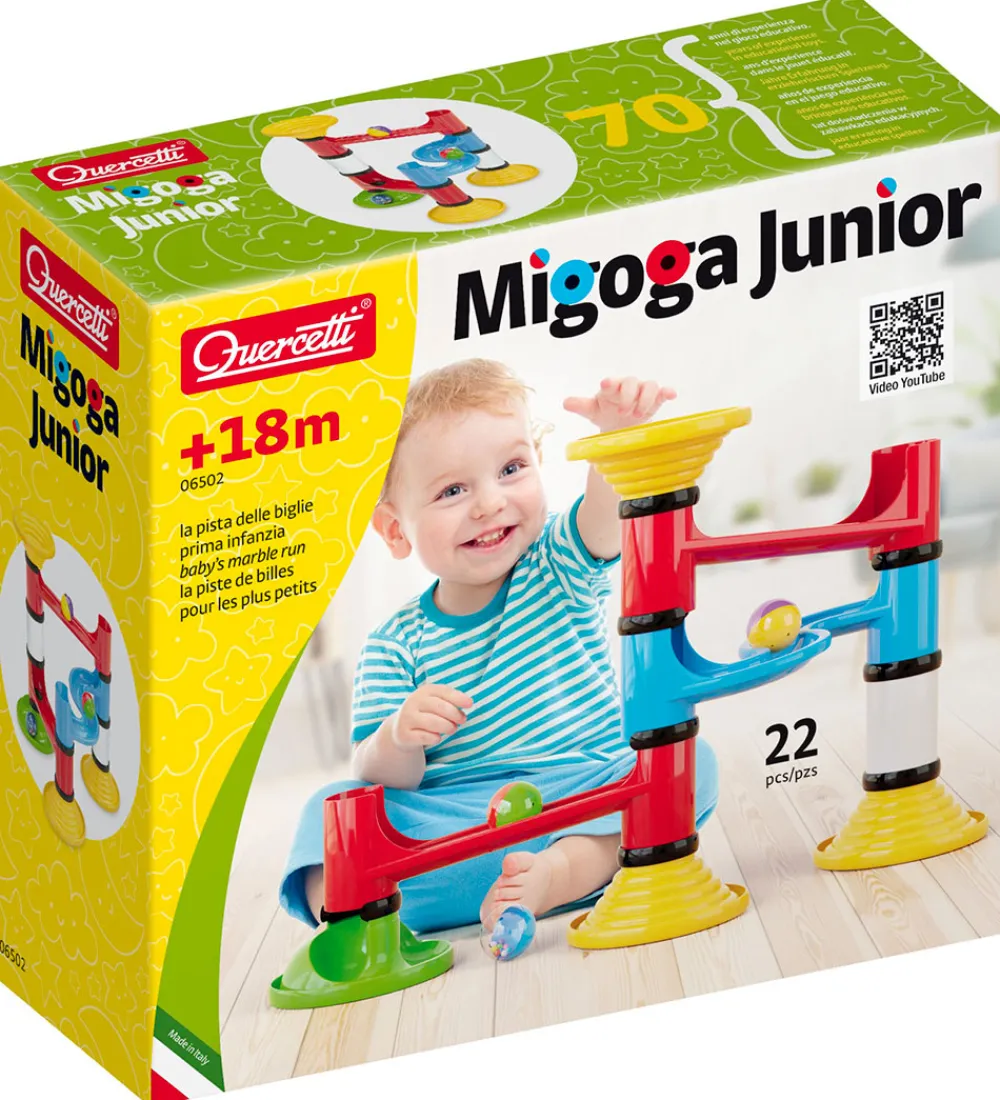 Quercetti Kuglebaner>Kuglebane - Migoga Junior - 22 Dele - 6502