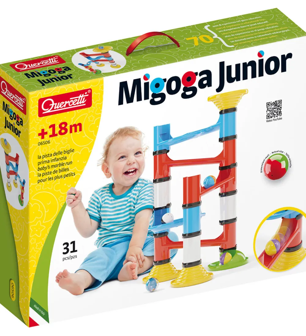 Quercetti Kuglebaner>Kuglebane - Migoga Junior - 31 Dele - 6506