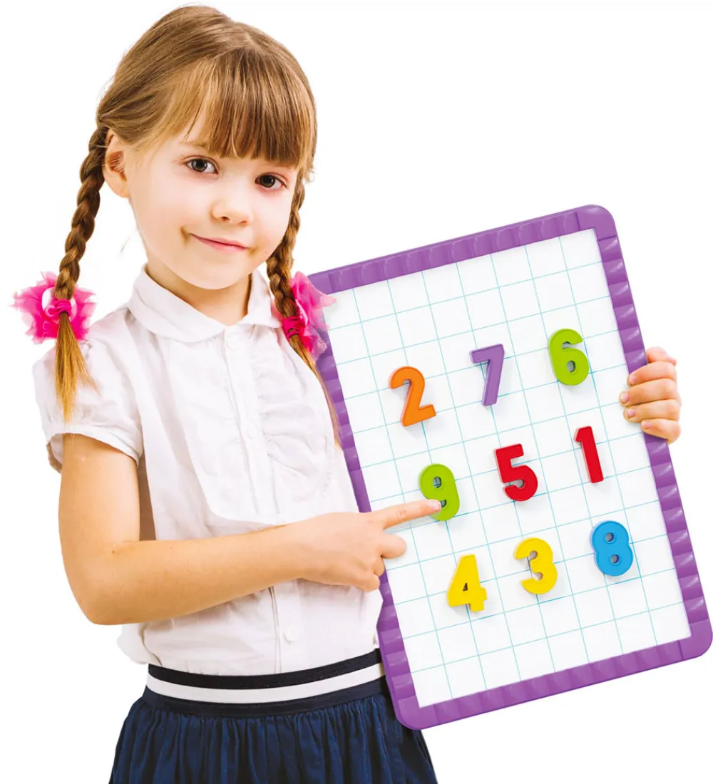 Quercetti Magnetlegetøj>Magnetisk Tavle - Tal Startsæt - 48 Dele - 05183