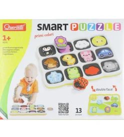 Quercetti Puslespil|Magnetlegetøj>Puslespil - Magnetisk Puslespil m. Farver