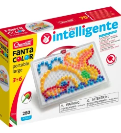 Quercetti Kreasæt>Stiftmosaik - Fantacolor Portable - 280 Dele - 950