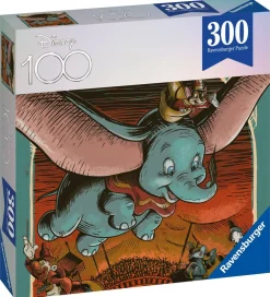 Ravensburger Puslespil>- 300 Brikker - Disney Dumbo 100 år