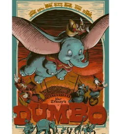 Ravensburger Puslespil>- 300 Brikker - Disney Dumbo 100 år