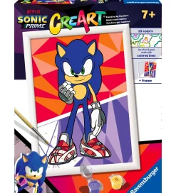Ravensburger Kreasæt|Maling>CreArt Malesæt - Sonic Prime