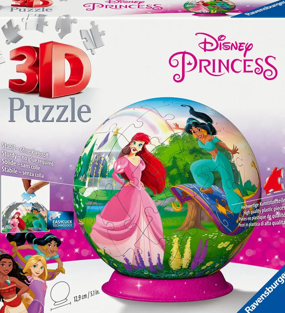 Ravensburger Puslespil>3D Puslespil - 72 Brikker - Disney Princess