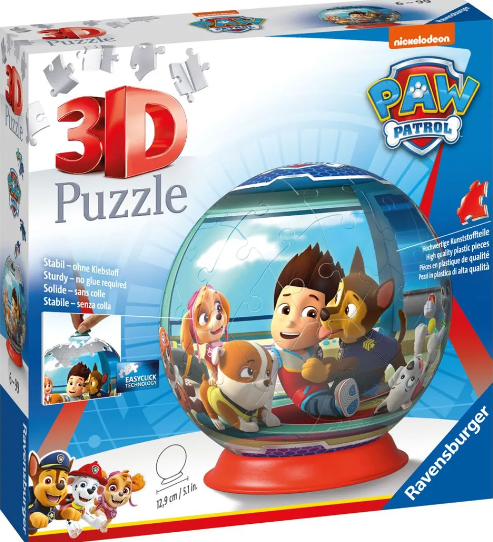 Ravensburger Puslespil>3D Puslespil - 72 Brikker - Paw Patrol