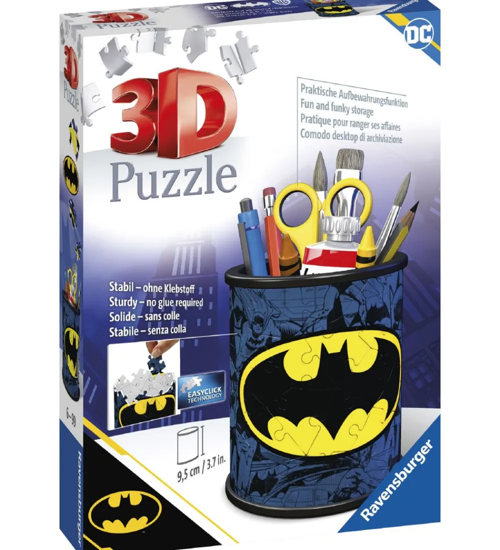 Ravensburger Puslespil>3D Puslespil - 54 Brikker - Batman Pencil Cup