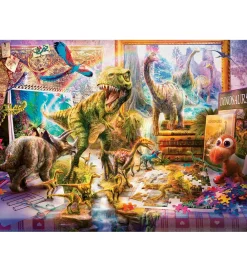 Ravensburger Puslespil>Puslespil - 100 Brikker - Dino Toys Come To Life