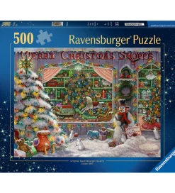 Ravensburger Puslespil>Puslespil - 500 Brikker - The Christmas Shop