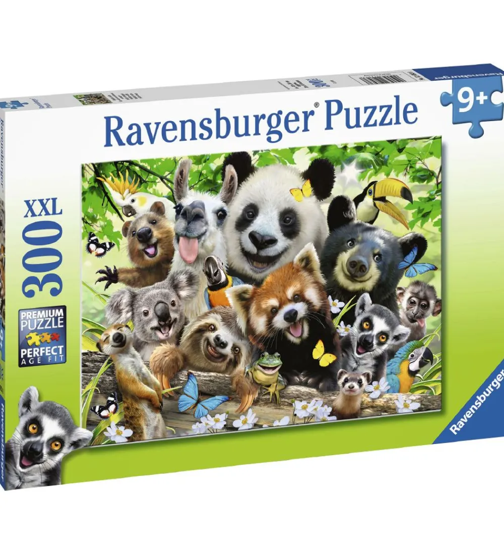 Ravensburger Puslespil>Puslespil - 300 Brikker - Wildlife Selfie