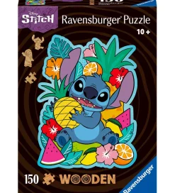 Ravensburger Puslespil>Puslespil - Træ - 150 Brikker - Disney Stitch