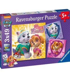 Ravensburger Puslespil>Puslespil - 3x49 Brikker - Paw Patrol Glamourous Gi