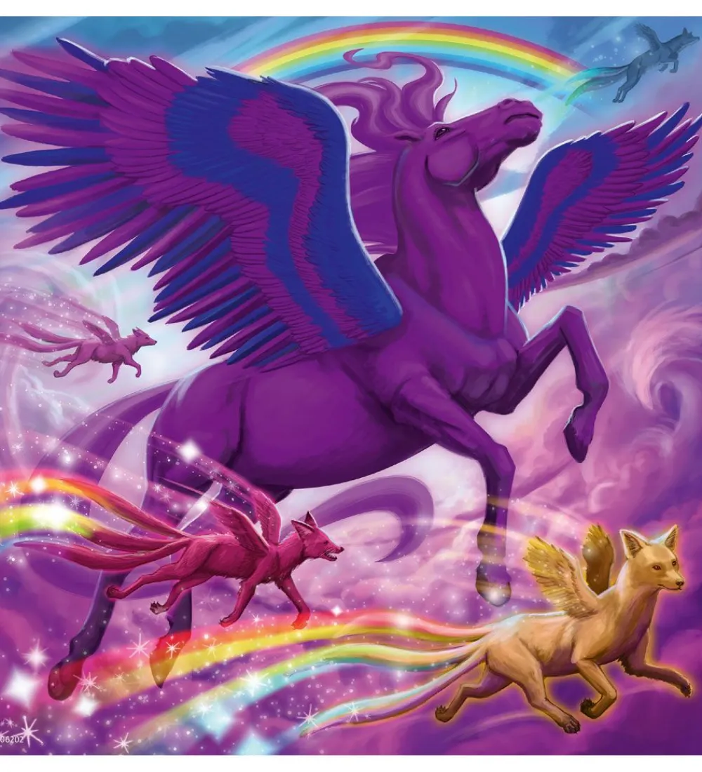 Ravensburger Puslespil>Puslespil - 3x49 Brikker - Mythical Majesty