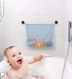 Reer Badelegetøj|Babylegetøj>Opbevaringsnet til Badet - Blå