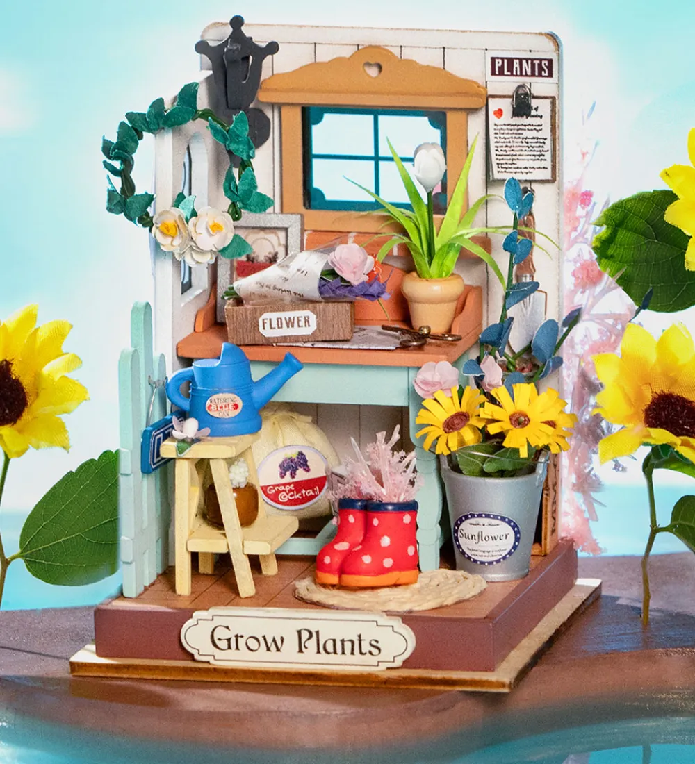 Rolife Kreasæt|Kreativ Leg>Miniature-diorama - DIY - Dreaming Terrace Garden - DS030