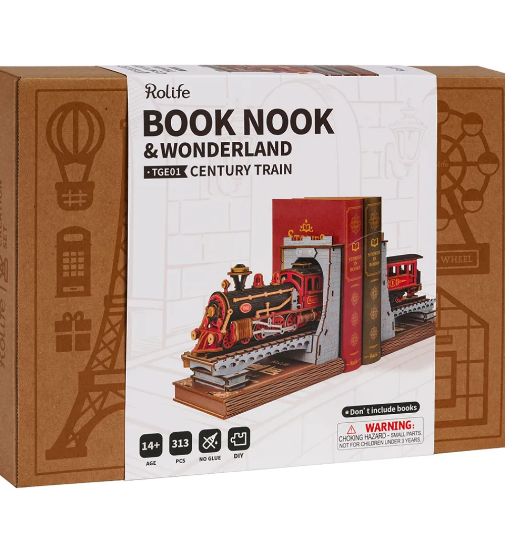 Rolife Kreativ Leg|Kreasæt>Miniature-diorama - DIY - Book Nook & Wonderland - Tog