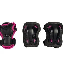 Rollerblade Rulleskøjter>Beskyttelsessæt - Skate Gear Jr - Sort m. Pink