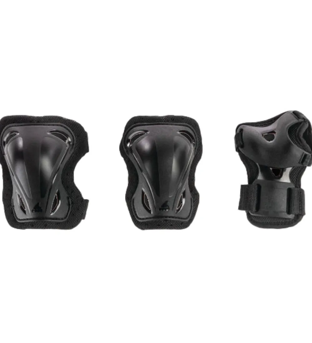 Rollerblade Rulleskøjter>Beskyttelsessæt - Evo Gear - Sort