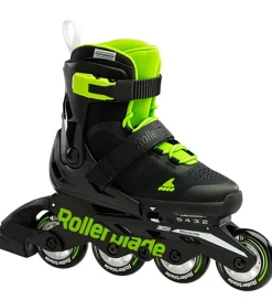 Rollerblade Rulleskøjter>Rulleskøjter - Microblade - Sort/Grøn - Inliner
