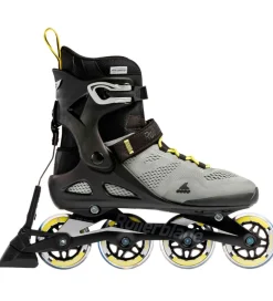 Rollerblade Rulleskøjter>Rulleskøjter - Macroblade - 80 ABT - Silver/Neon Yel