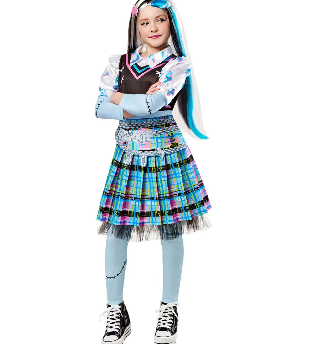 Rubies Udklædningstøj>Udklædning - Monster High Frankie Stein Deluxe