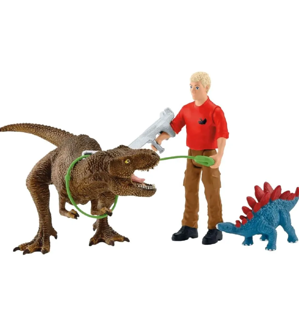 Schleich Schleich>Dinosaurs - H: 7 cm - T-Rex Angreb 41465