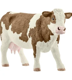 Schleich Schleich>Dyr - Rødbroget Ko - H: 8 cm 13801