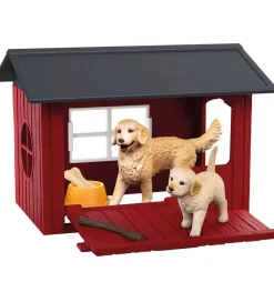 Schleich Schleich>Farm World - Hundekennel m. 2 Golden Retrievers - 42722
