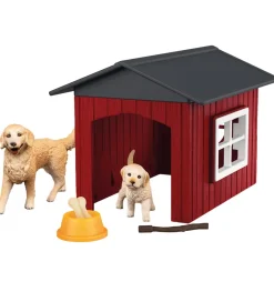 Schleich Schleich>Farm World - Hundekennel m. 2 Golden Retrievers - 42722