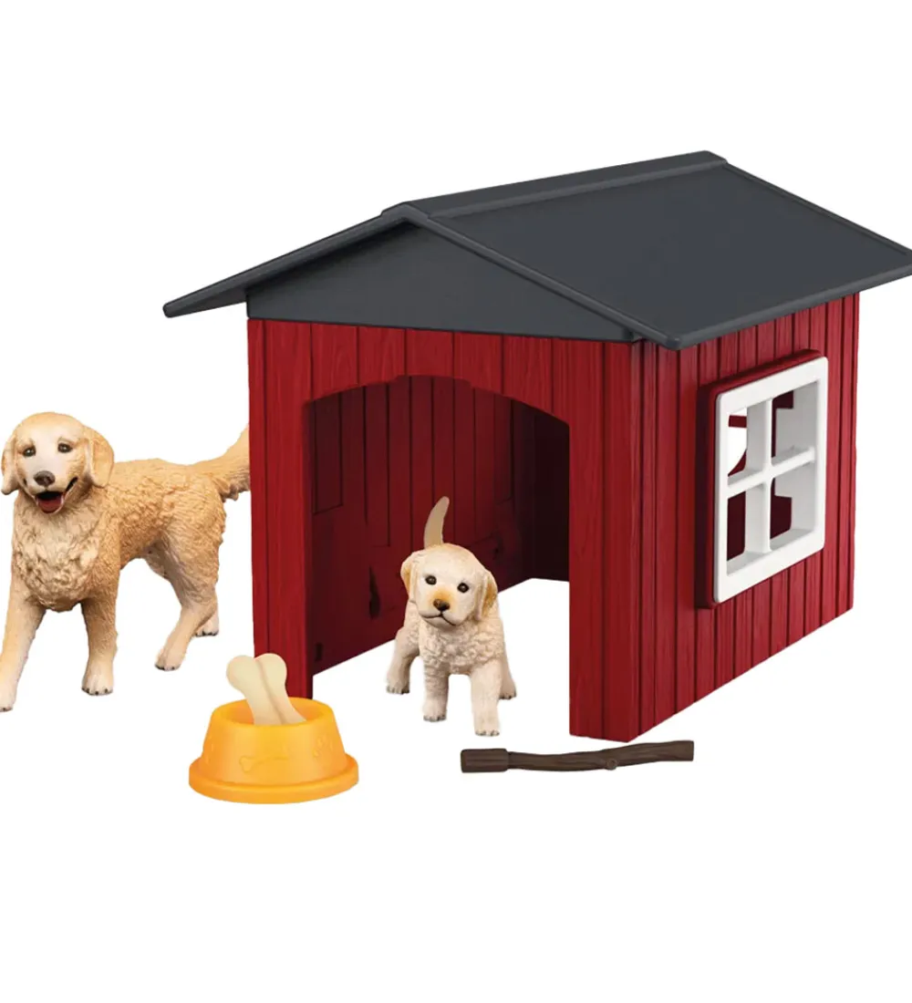 Schleich Schleich>Farm World - Hundekennel m. 2 Golden Retrievers - 42722
