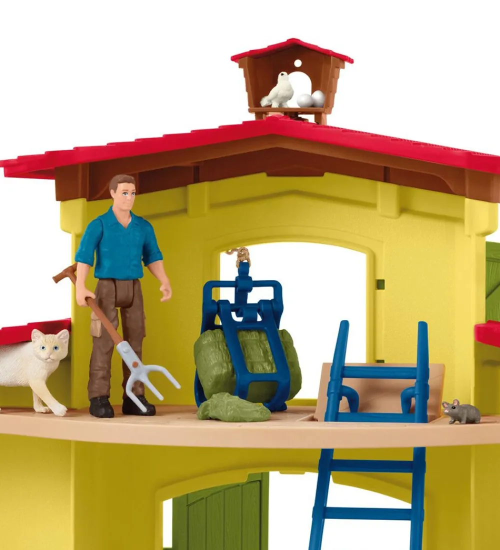 Schleich Schleich>Farm World - 50x16x30 cm - Stor Bondegård 42605 - Gul