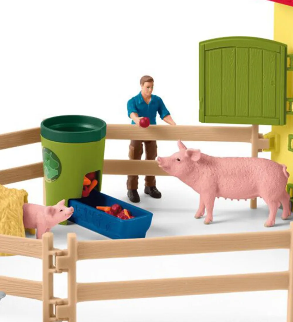 Schleich Schleich>Farm World - 50x16x30 cm - Stor Bondegård 42605 - Gul