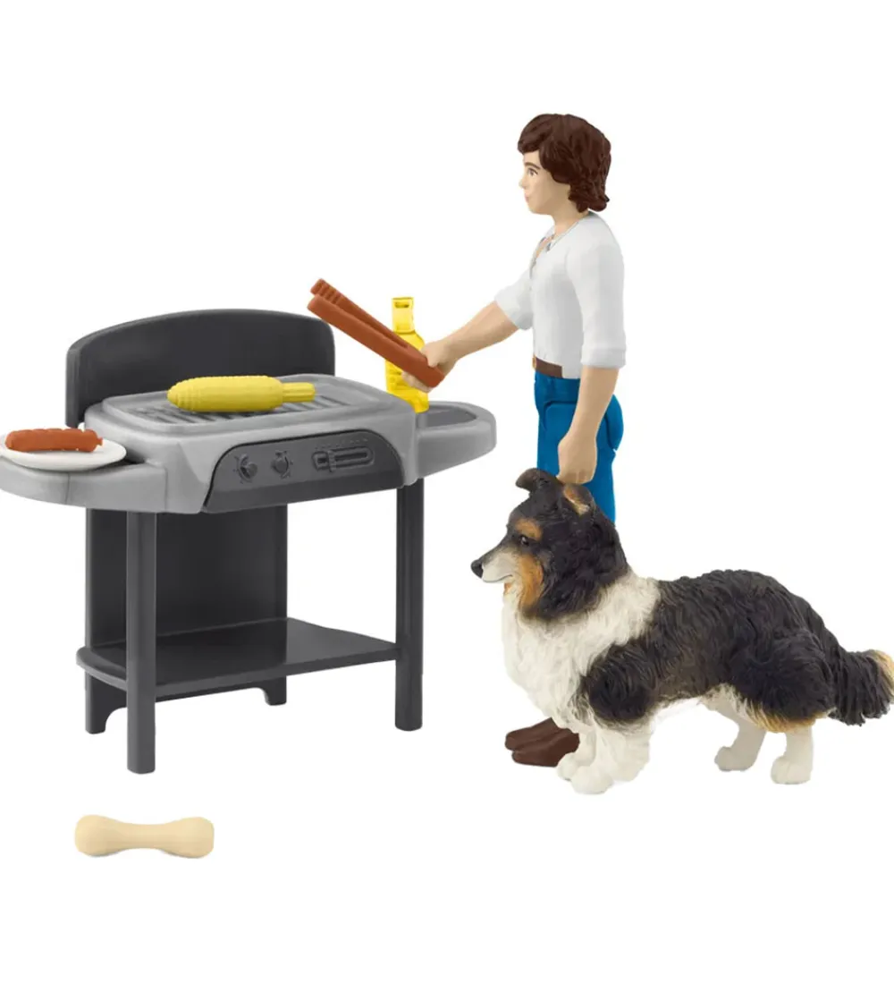 Schleich Figurer|Schleich>Grill-Eventyr Med Tom - 42754 - 12 Dele