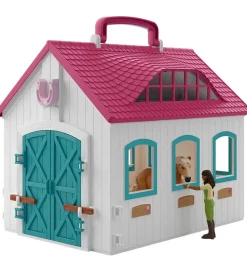 Schleich Schleich|Figurer>Horse Club - Åben Hestestald - 60 Dele - 42703