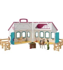 Schleich Schleich|Figurer>Horse Club - Åben Hestestald - 60 Dele - 42703