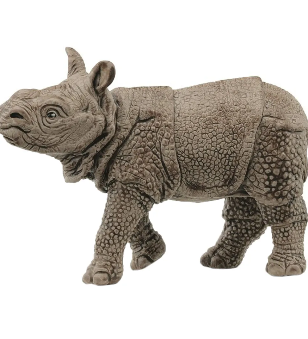 Schleich Schleich>Wild Life - Indisk Næsehornsunge - H: 5,5 cm - 14860