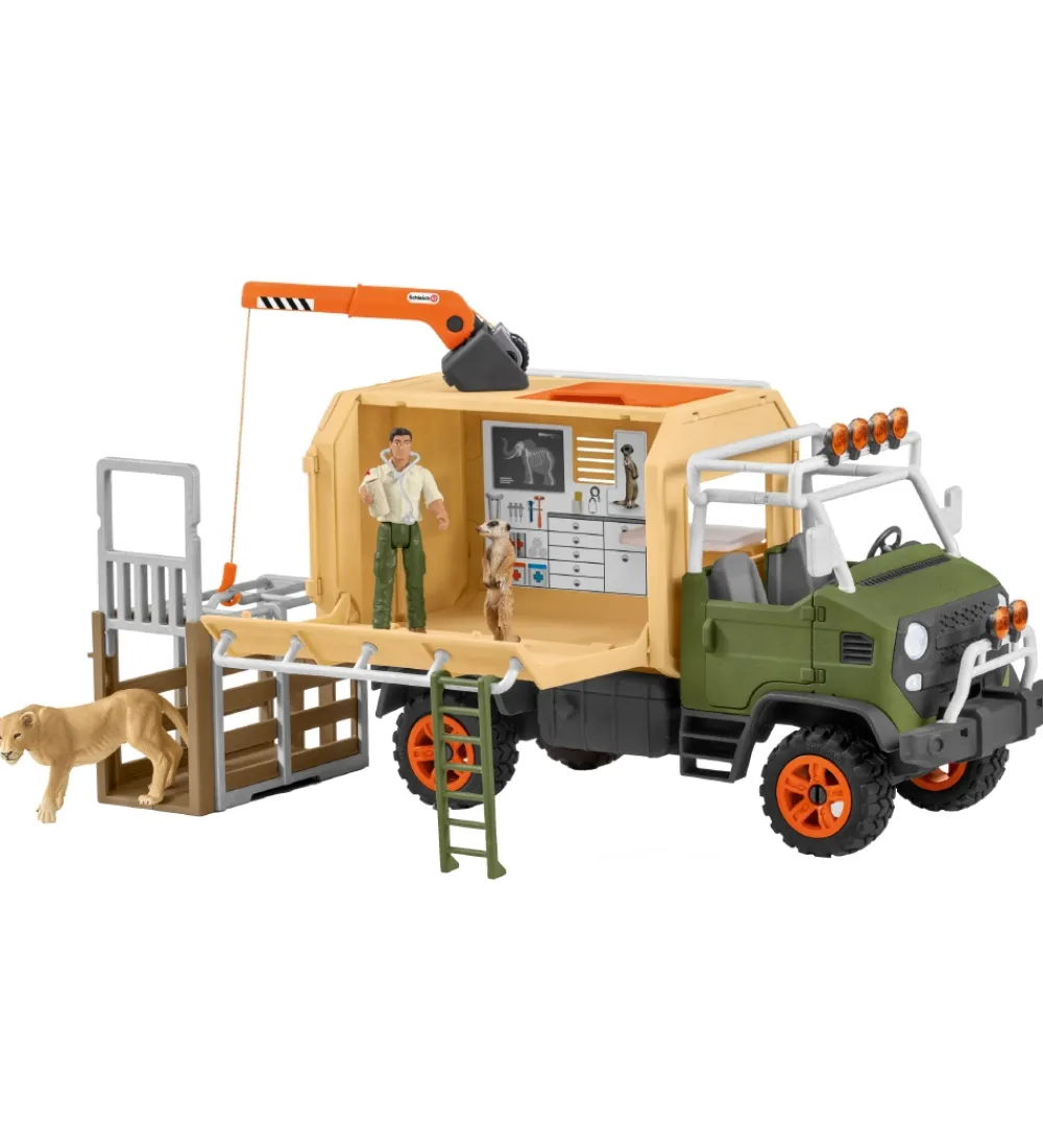 Schleich Schleich>Wild Life - Stor Lastbil til Dyreredning 42475