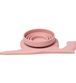 Scrunch Strandlegetøj>Foldbar Regnvandsmåler - 21x11 cm - Silikone - Dusty Ros