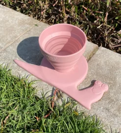 Scrunch Strandlegetøj>Foldbar Regnvandsmåler - 21x11 cm - Silikone - Dusty Ros