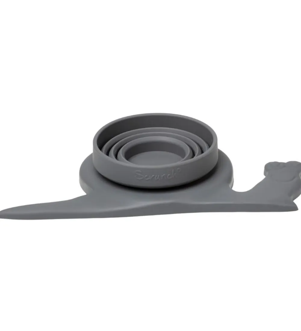 Scrunch Strandlegetøj>Foldbar Regnvandsmåler - 21x11 cm - Silikone - Antracite