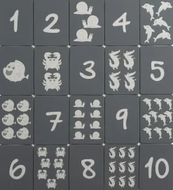 Scrunch Spil|Badelegetøj>Kort - Silikone - 20 Stk - Anthracite Grey