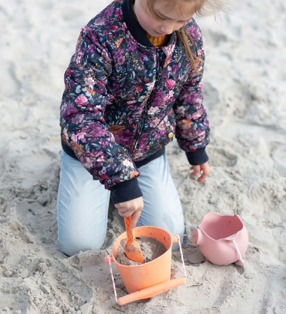 Scrunch Strandlegetøj>Spand - Silikone - 13 cm - Coral