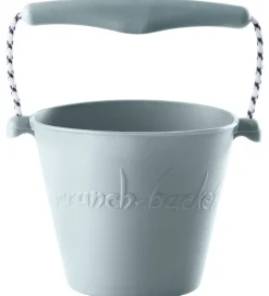 Scrunch Strandlegetøj>Spand - Silikone - 13 cm - Lyseblå