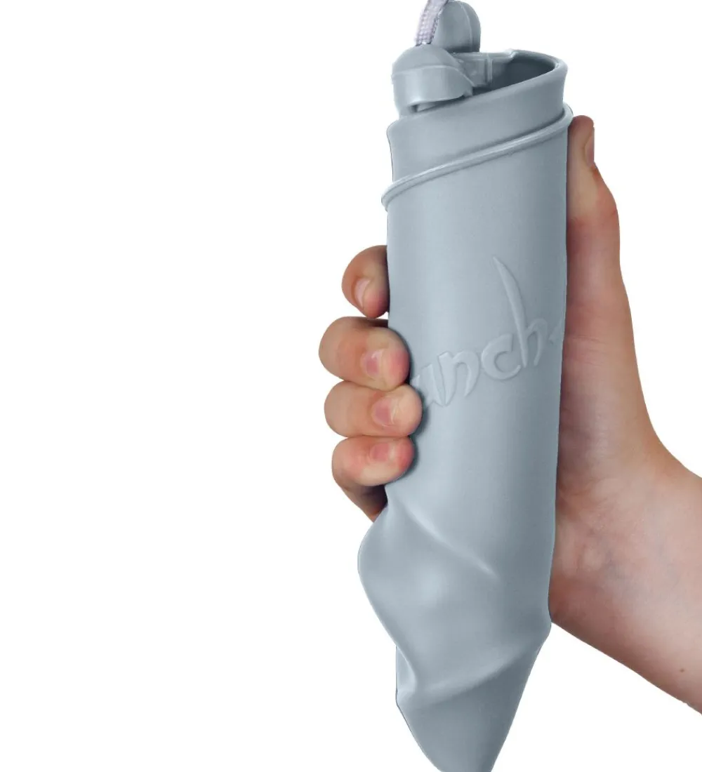 Scrunch Strandlegetøj>Spand - Silikone - 13 cm - Lyseblå