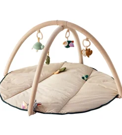 Sebra Aktivitetslegetøj|Legetæpper Og Legegulve>Aktivitetstæppe - 90x51 cm - Wildlife Animals