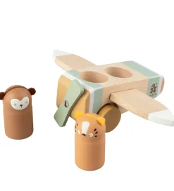 Sebra Trælegetøj>Flyvemaskine - Træ - Wildlife