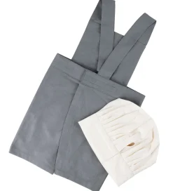 Sebra Rolleleg>Forklæde m. Kokkehue - Elephant Grey/Classic White