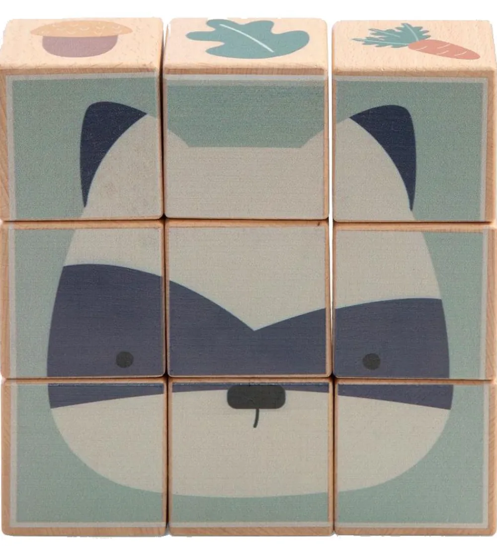 Sebra Puslespil>Klodspuslespil - Træ - Woodland