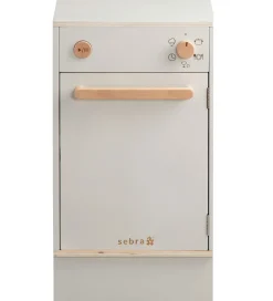 Sebra Trælegetøj|Legekøkken Og Legemøbel>Legekøkken - Opvaskemaskine - Træ - Seabreeze Beige